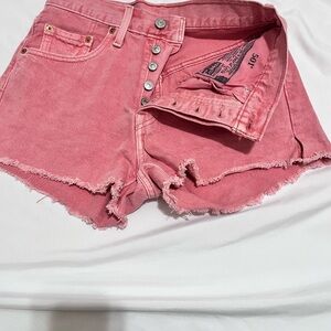 Pink Denim Women Shorts